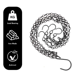 Geehouz adjustable 23-inch length hanger allows flexible height options.