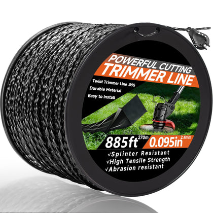 GeekNi 0.095 in trimmer line spool ready for heavy-duty lawn tasks.