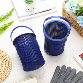 Geelin blue pool basket UV-resistant design withstands sun exposure