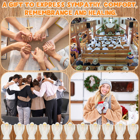 Geelin compact angel sculptures store easily and pair with various decor.