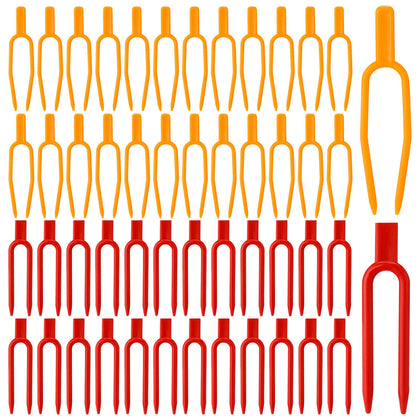 Geelin plant fixing clips close-up in hand showing the 2-inch size for precise support