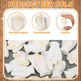 Geelin white glossy angels bring serene accents to homes and ceremonies.