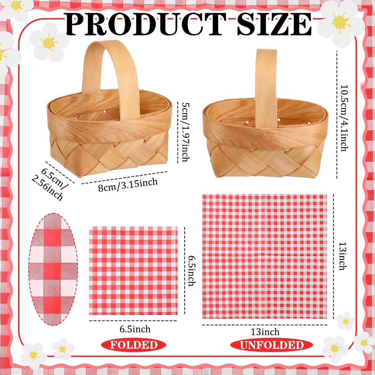 Geelin wood chip mini basket closeup showing sturdy construction