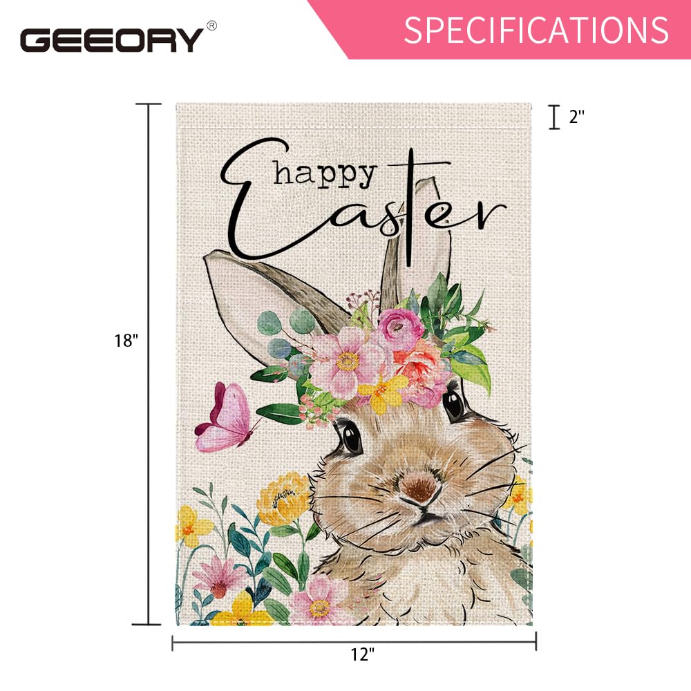 Geeory standard 12x18 inch flag fits most garden flag stands.