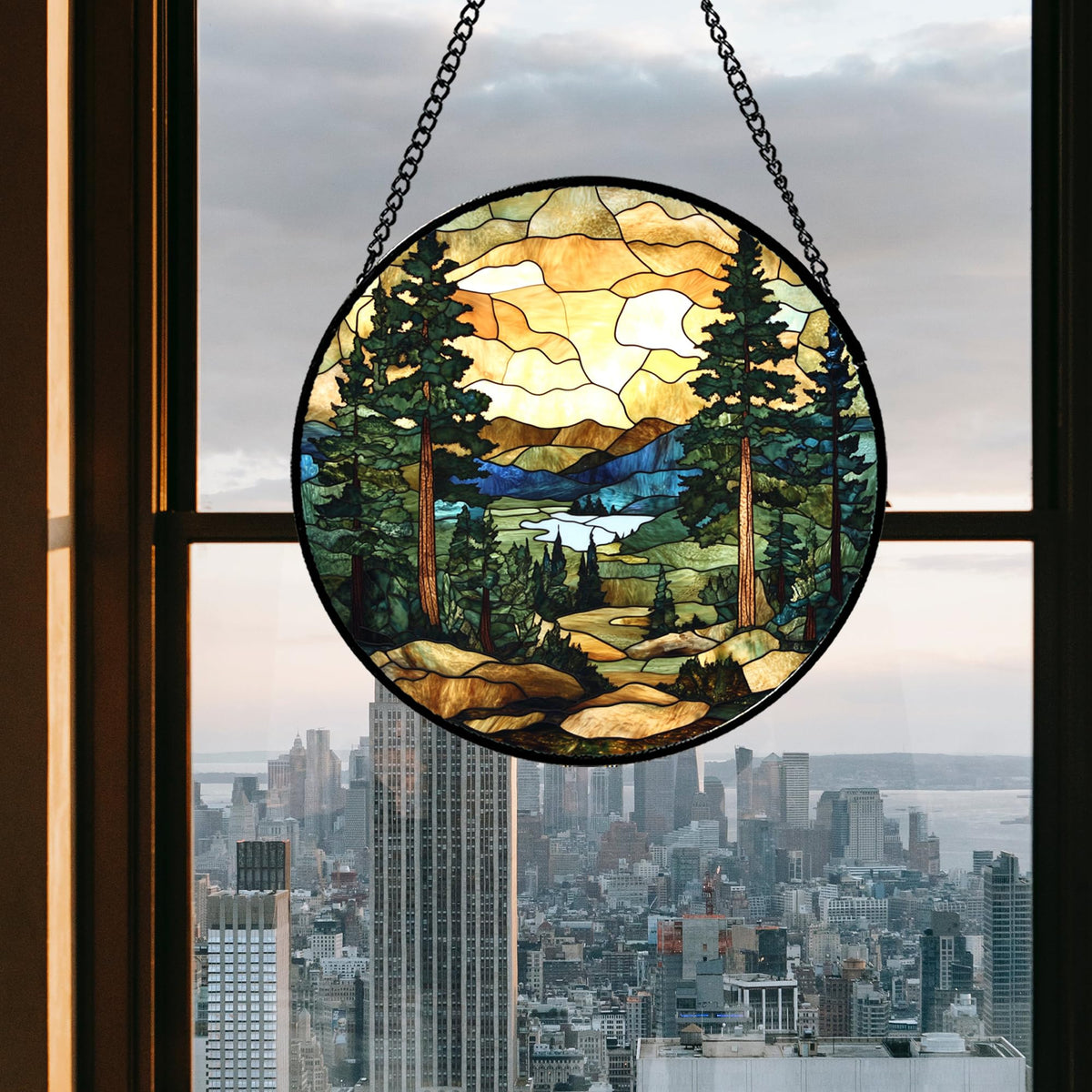 GEFOS unique artistic gift suncatcher for art lovers