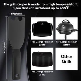 Gegraterwa Grill Scraper easy-grip handle: reduces fatigue during post-meal cleanup.