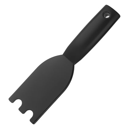 Gegraterwa Grill Scraper grooves: effortlessly dislodge burnt bits from grooved surfaces quickly.