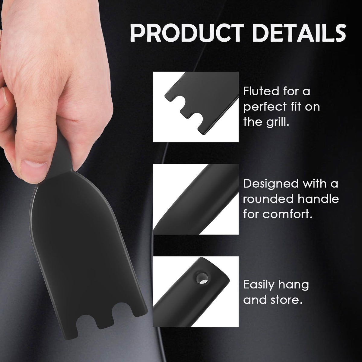 Gegraterwa Grill Scraper safe for nonstick coatings: preserves cookware while cleaning.