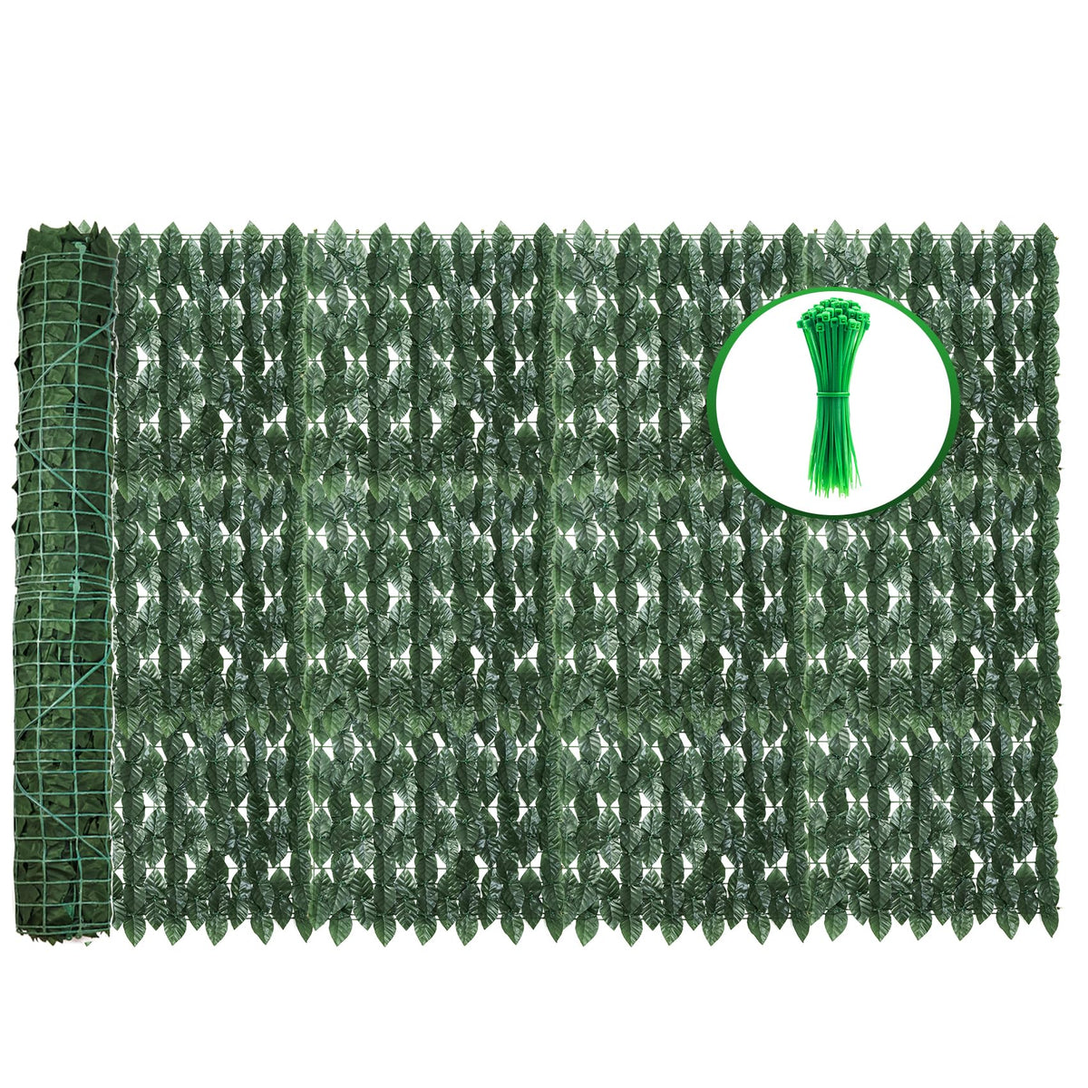 Geiguiwa privacy ivy fence panel 120x60 with realistic leaves for backyard privacy.