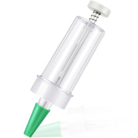 Geiserailie mini seed dispenser side view for precise sowing in pots.