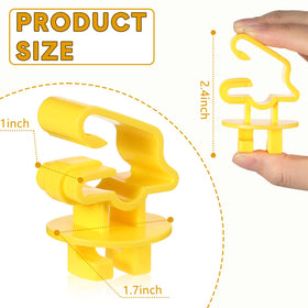 Geiserailie yellow T Post Insulators: high visibility insulation for wires
