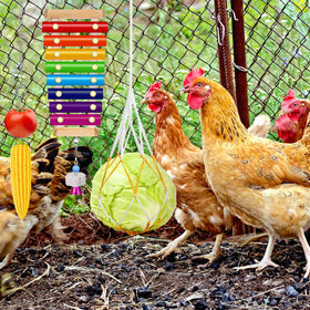 Gejoy vegetable string bag two for balanced feeding and enrichment