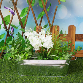 Gejoy multipurpose metal bucket suitable for storage and decor
