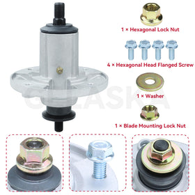 GELASKA double-sealed bearing spindle supports longer service life