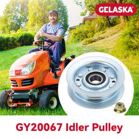 GELASKA idler pulley with 3.62 inch outer diameter supports smooth belt tension