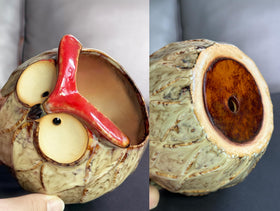 GeLive owl planter on desk or windowsill adds whimsy.