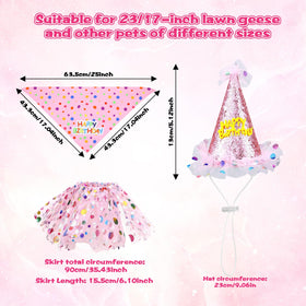 Gemoioio pink bib attaches easily for a playful garden look
