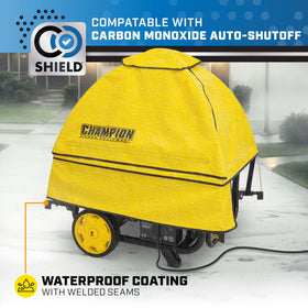 GenTent natural airflow design enables safe operation with the cover on.