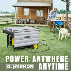GenArmor universal compatibility cover fits most 4000–13000W generators