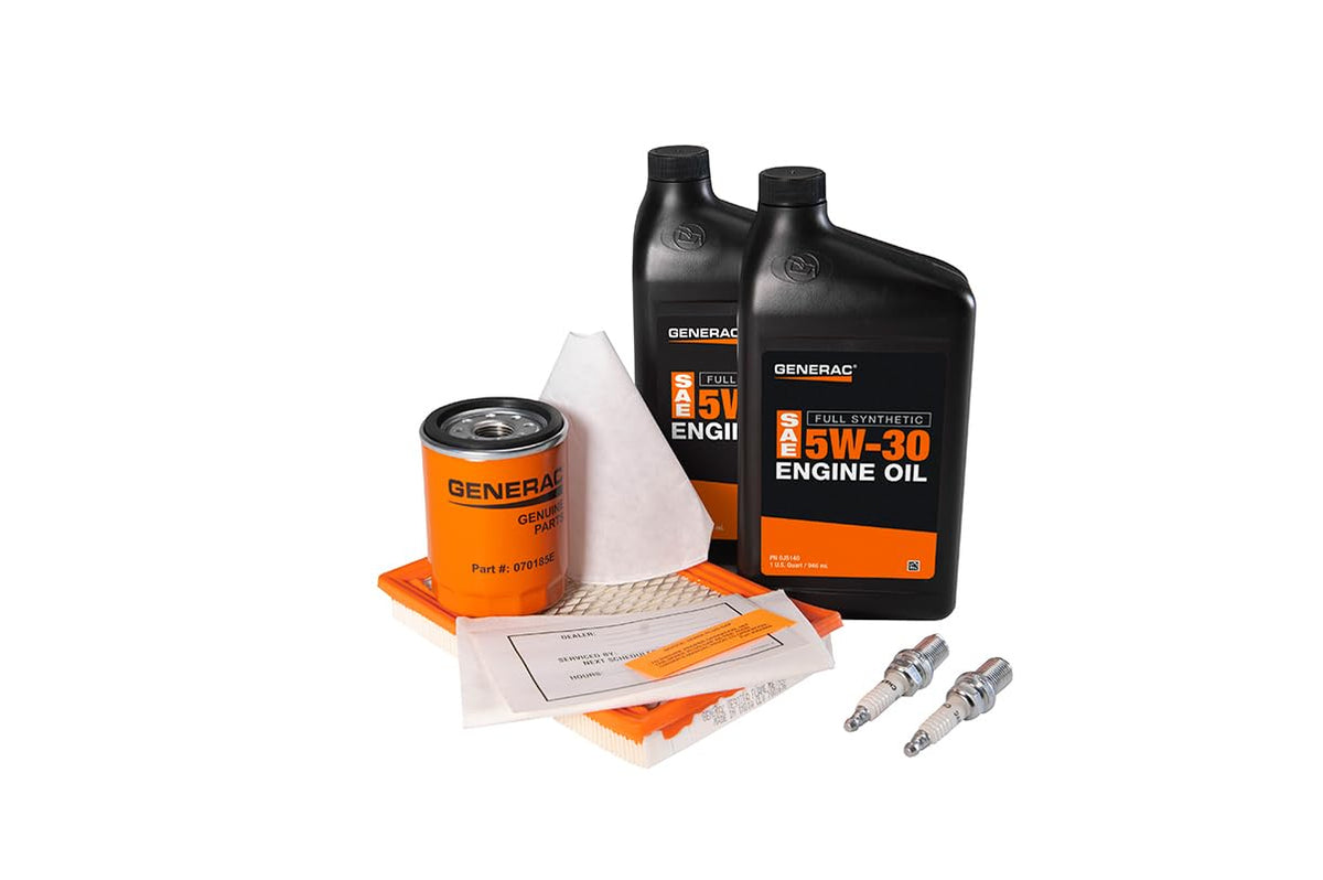Generac Evolution 14-17kW maintenance kit for model 0J932200SM includes essential service parts.