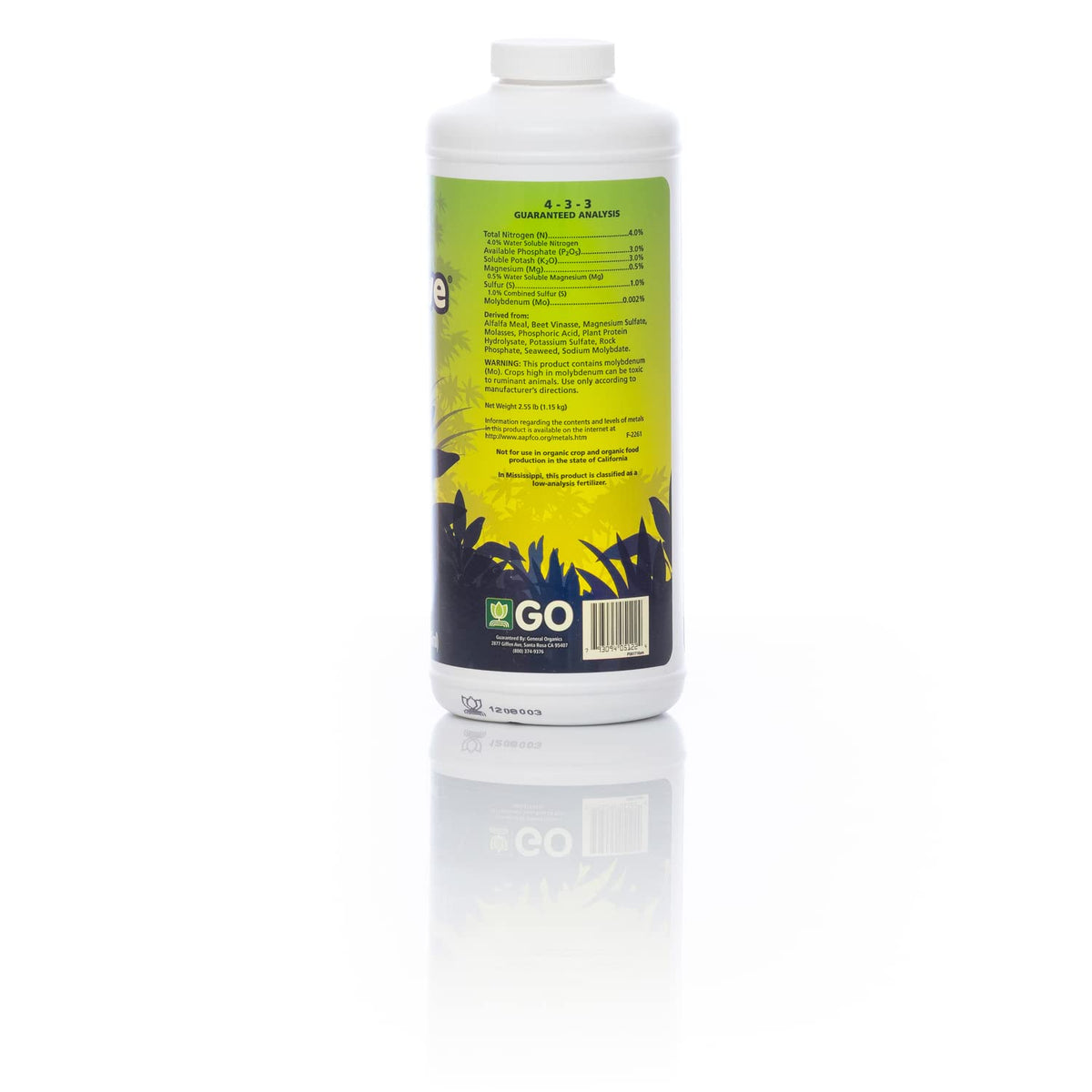 General Hydroponics BioThrive Grow pour action supports steady nutrient delivery to plants.