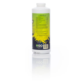 General Hydroponics BioThrive Grow pour action supports steady nutrient delivery to plants.