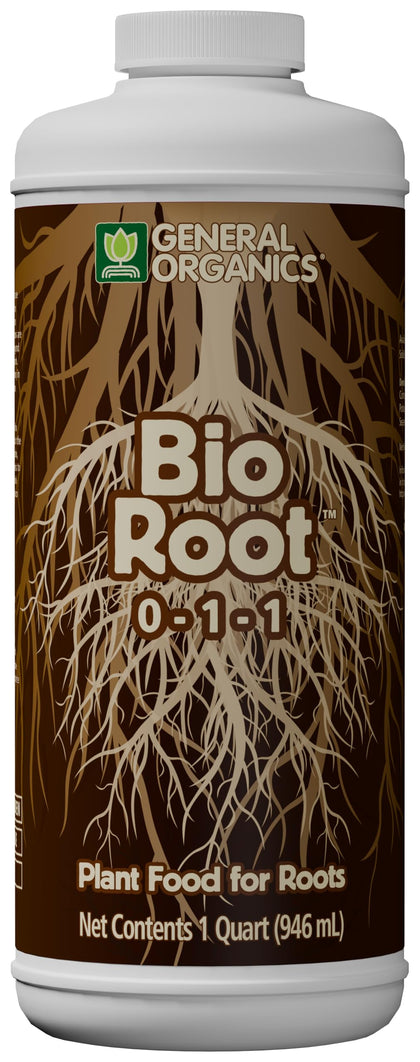 General Organics BioRoot root-formation supports healthy seedling roots.