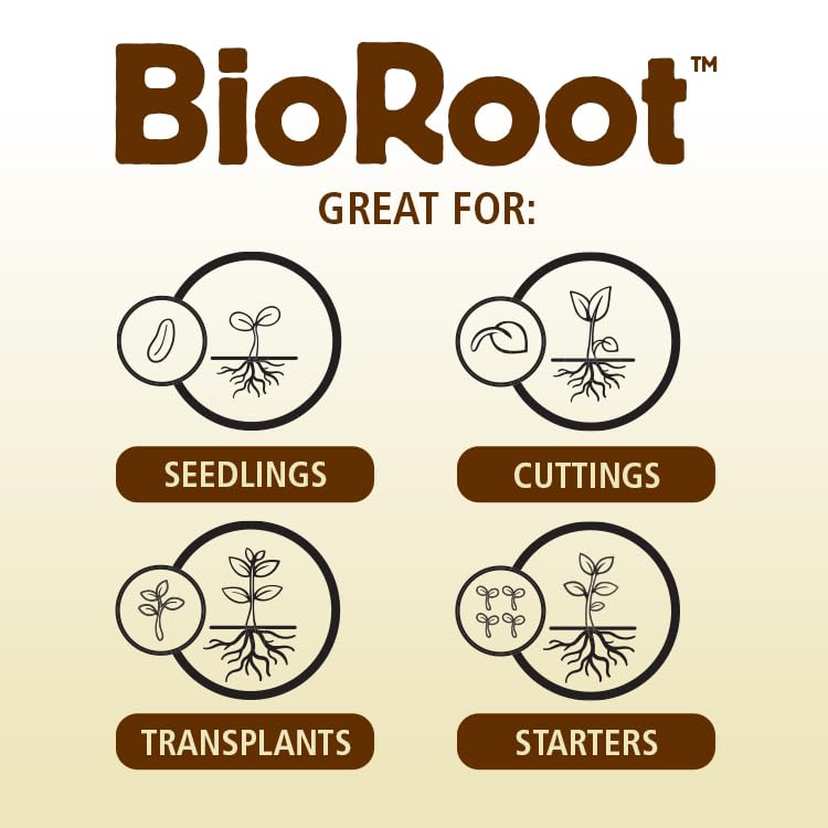 General Organics BioRoot seedling-propagation promotes vigorous early growth.