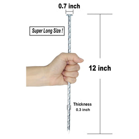 Generic stake with 0.75-inch top diameter for easy installation and visibility.