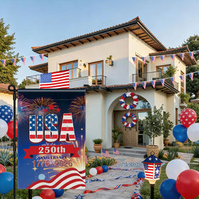 Generic 250th Anniversary Flag, UV fade-resistant for sunny patios