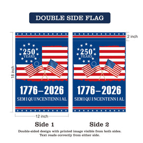 Generic 250th Anniversary USA flag ideal for Fourth of July celebrations