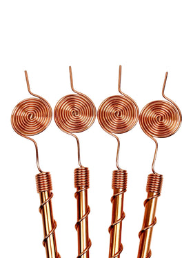 Generic 369 spiral copper antenna kit with tool-free setup for quick garden improvements