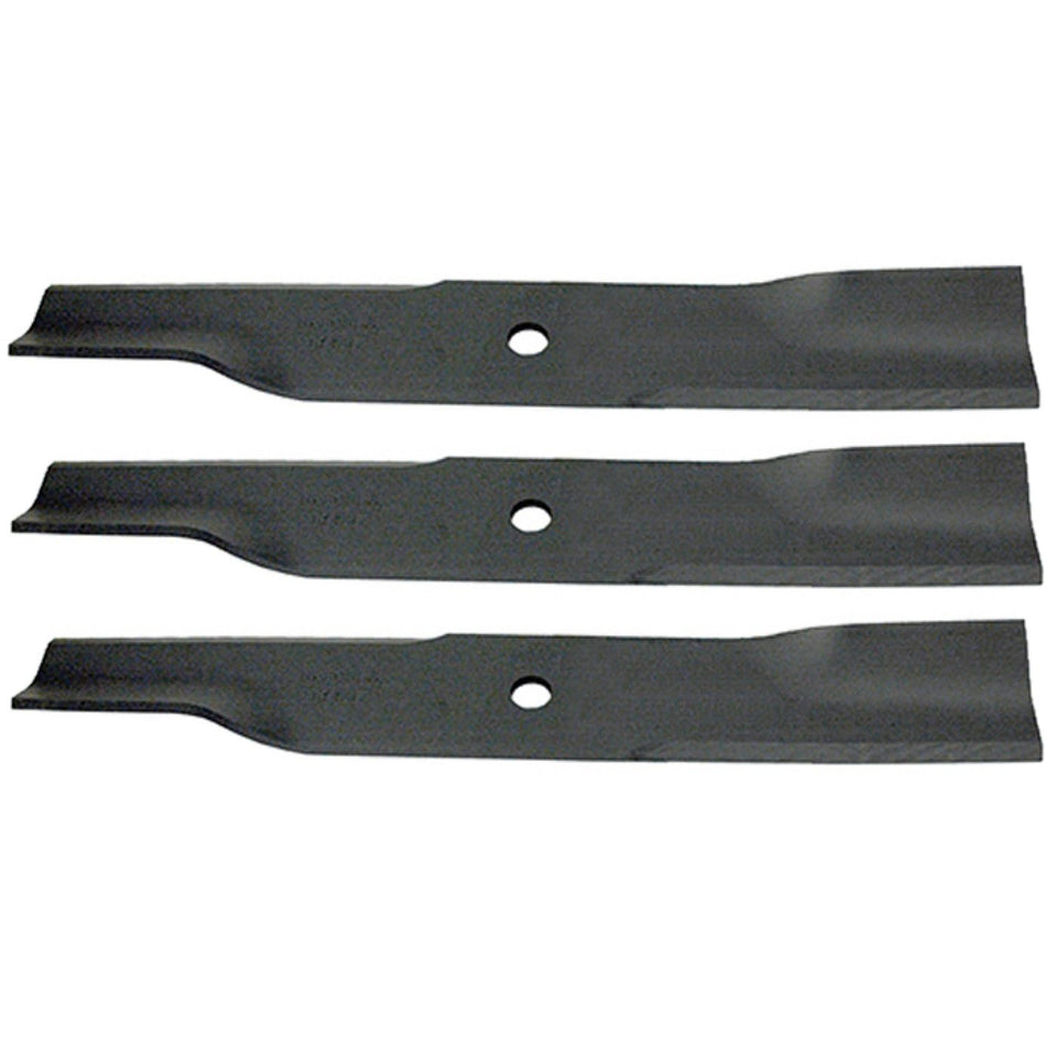 Generic 3-pack 14436 blades for 48-inch Hustler mower for a crisp, even cut