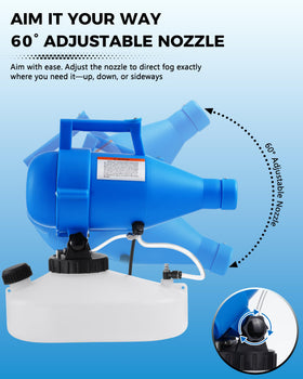 Generic 4.5L fogger flow control valve helps customize spray volume and droplet size