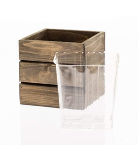 5-inch square liner shown with recommended inner dimensions.