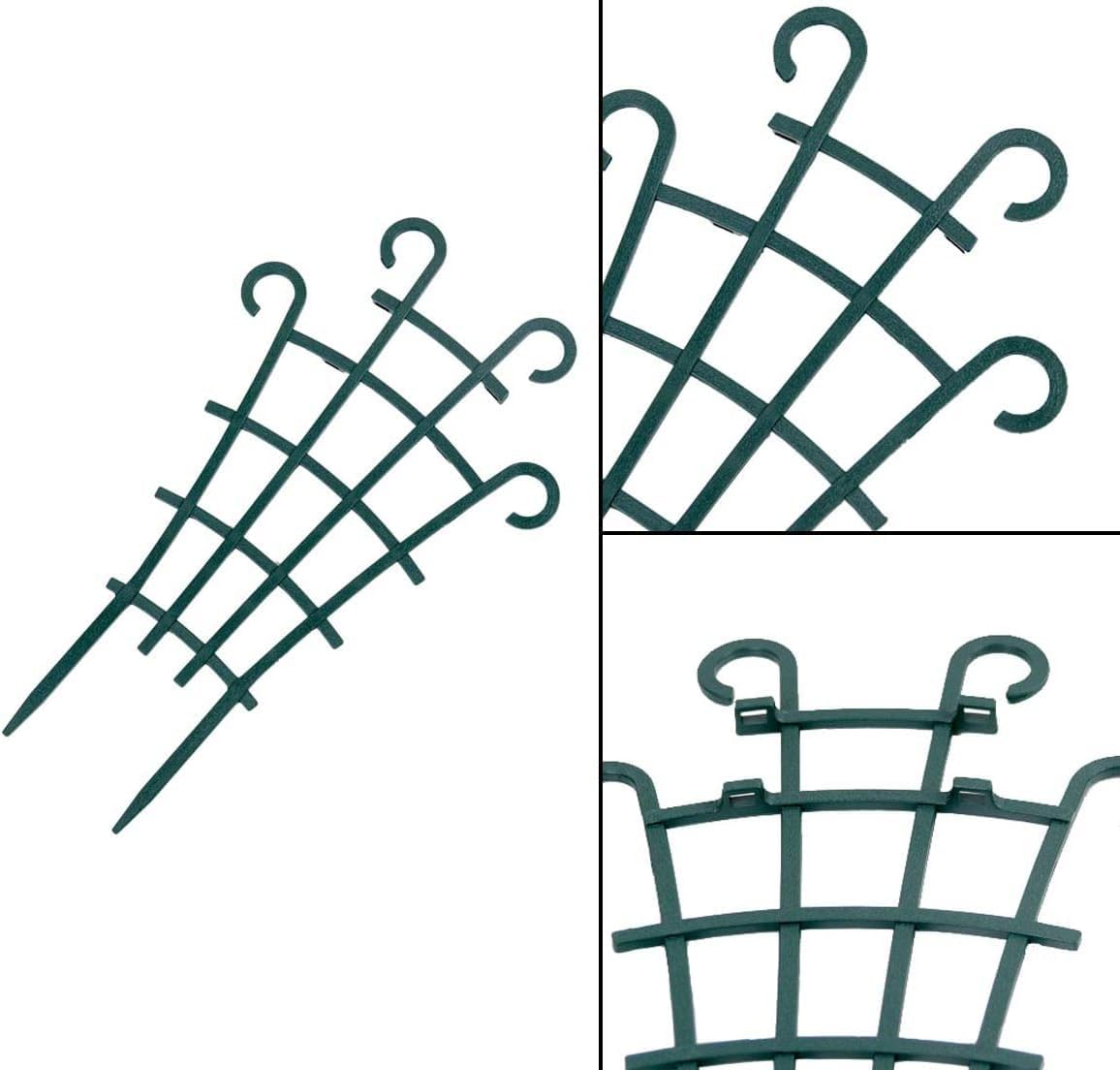 Generic 6Pcs Trellis offers versatile support for peas, beans, peppers, and flowering vines