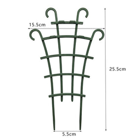 Generic 6Pcs Trellis installed easily by soil insertion or wall attachment for flexible setups