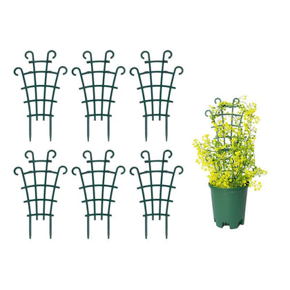 Generic 6Pcs Trellis for potted plants with stackable design supports climbing vines indoors