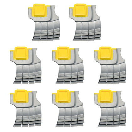 Generic 8-pcs R0714400 pool brush set for MX6/MX8 enhances scrubbing efficiency
