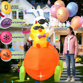Generic yard display inflatable elevates lawn decor and party ambiance.