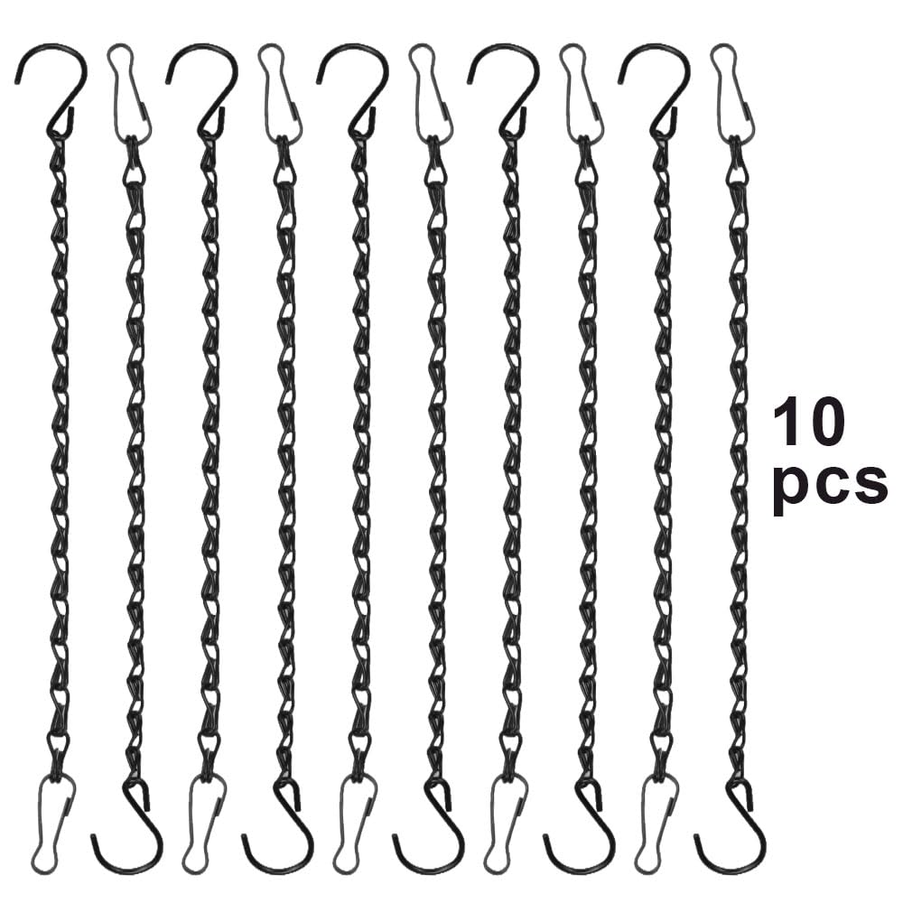 Generic 9.5-inch chains attach easily to trees or railings