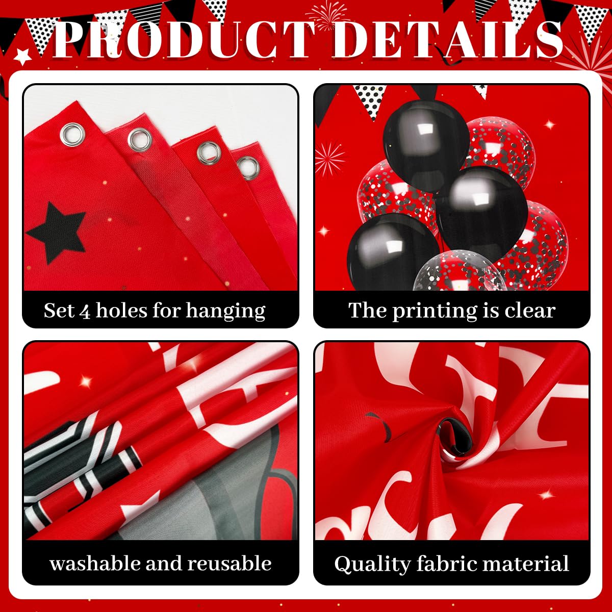 Generic after-sale support for graduation decor questions