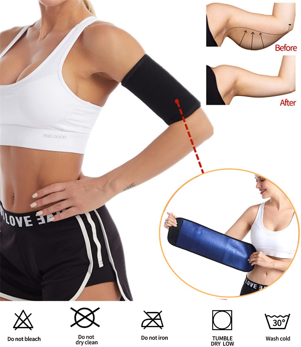 Generic arm bands for running and yoga support versatile wear during cardio and strength