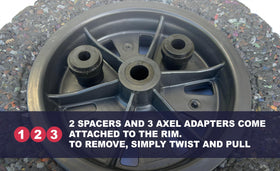 Flat-free design reduces downtime and maintenance for quick tasks