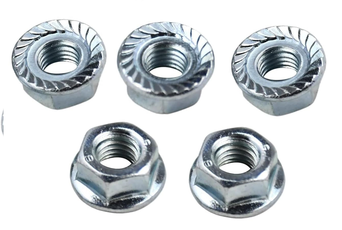 Generic bar nuts compatible with Husqvarna for reliable bar connection.