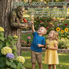 Generic Bigfoot Bird Feeder garden decor adds whimsical charm