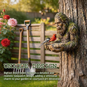 Generic Bigfoot Bird Feeder tree-mounted design for easy mounting