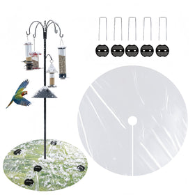 Generic Bird Seed Catcher Mat round beneath feeder to protect the lawn from spills