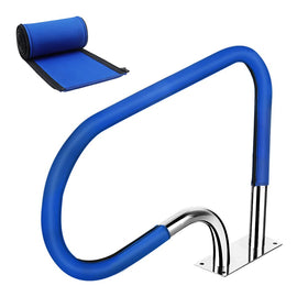 Generic Blue Pool Handrail Cover enhances comfort during entry and exit