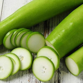 Cook-ready bottle gourds ideal for curries, soups, and stir-fries.